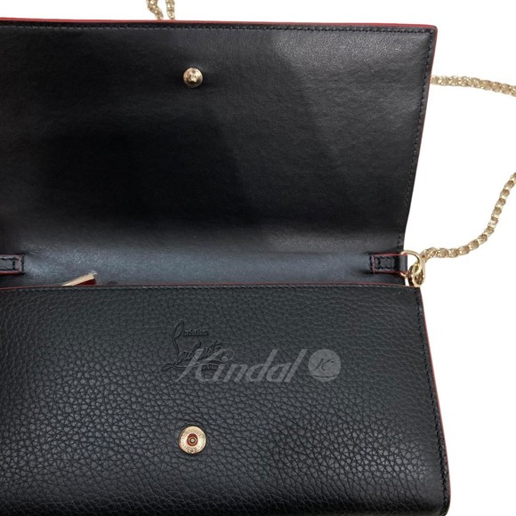 Christian Louboutin Boudoir Chain ​​wallet Chain Wallet Black - Picture 3 of 5